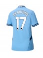 Billige Manchester City Kevin De Bruyne #17 Hjemmedrakt Dame 2024-25 Kortermet